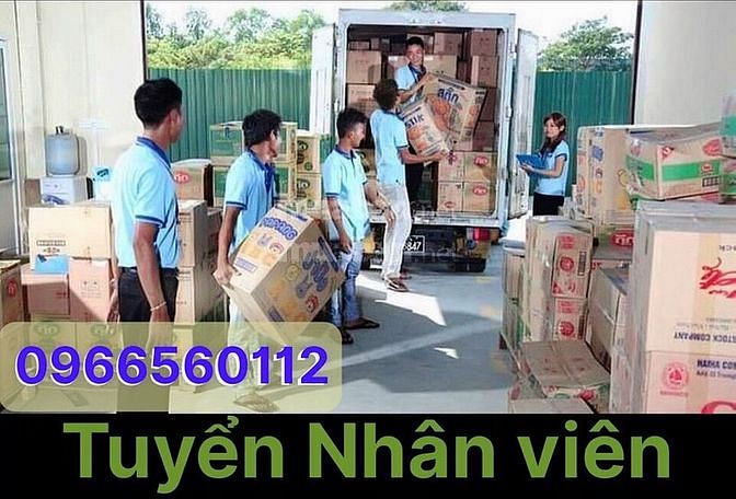 Tuyển nhân viên tai xế, phụ xe tải, phụ kho xếp hàng tại khách hoa