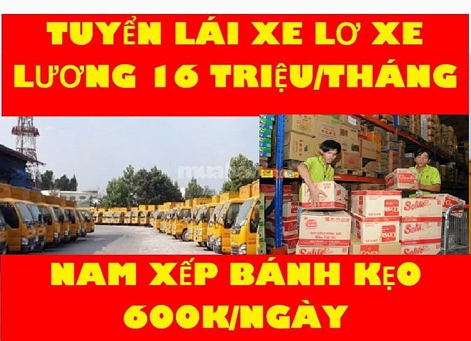 KHÁNH HÒA ==> Cần Gấp 10 Tài xế + 20 Lơ xe + 30 Phụ kho bốc xếp 1 KHANH HOA gt Can Gap 10 Tai xe 20